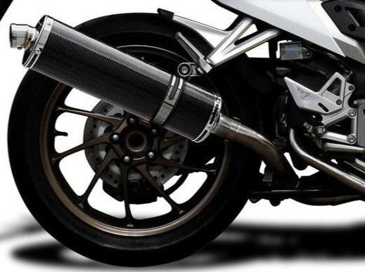 DELKEVIC Honda VFR800X / VFR800F Full Exhaust System with Stubby 18