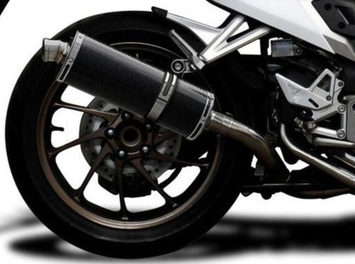 DELKEVIC Honda VFR800X / VFR800F Full Exhaust System with Stubby 14