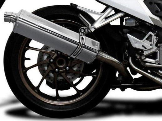 DELKEVIC Honda VFR800X / VFR800F Full Exhaust System with Stubby 17