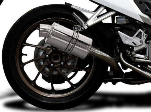 DELKEVIC Honda VFR800X / VFR800F Full Exhaust System with SS70 9