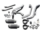 DELKEVIC Suzuki SV650 (99/02) Full Exhaust System with High Mount Mini 8" Carbon Silencers