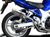 DELKEVIC Suzuki SV650 (99/02) Full Exhaust System with High Mount Mini 8" Silencers