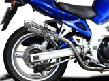 DELKEVIC Suzuki SV650 (99/02) Full Exhaust System with High Mount SS70 9" Silencers