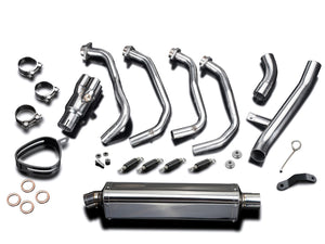 DELKEVIC Kawasaki Z900 (17/19) Full Exhaust System Stubby 17" Tri-Oval