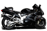 DELKEVIC Suzuki GSXR1300 Hayabusa (99/07) Full 4-2 Exhaust System with Stubby 18" Carbon Silencers