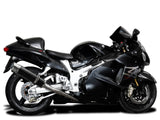 DELKEVIC Suzuki GSXR1300 Hayabusa (99/07) Full 4-2 Exhaust System with DL10 14" Carbon Silencers – Accessories in the 2WheelsHero Motorcycle Aftermarket Accessories and Parts Online Shop