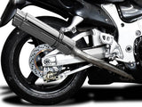 DELKEVIC Suzuki GSXR1300 Hayabusa (99/07) Full 4-2 Exhaust System with SL10 14" Silencers – Accessories in the 2WheelsHero Motorcycle Aftermarket Accessories and Parts Online Shop