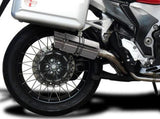 DELKEVIC Honda VFR1200X Crosstourer Full Exhaust System with Mini 8" Silencer