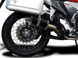 DELKEVIC Honda VFR1200X Crosstourer Full Exhaust System with DS70 9" Carbon Silencer