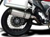DELKEVIC Honda VFR1200X Crosstourer Full Exhaust System with 13.5" Titanium X-Oval Silencer