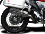 DELKEVIC Honda VFR1200X Crosstourer Full Exhaust System with 13" Tri-Oval Silencer – Accessories in the 2WheelsHero Motorcycle Aftermarket Accessories and Parts Online Shop