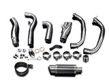 DELKEVIC Kawasaki Ninja 300 Full Exhaust System with Mini 8" Carbon Silencer – Accessories in the 2WheelsHero Motorcycle Aftermarket Accessories and Parts Online Shop