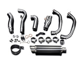 DELKEVIC Kawasaki Ninja 300 Full Exhaust System with DL10 14" Carbon Silencer – Accessories in the 2WheelsHero Motorcycle Aftermarket Accessories and Parts Online Shop