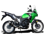 DELKEVIC Kawasaki KLE 300 Versys-X Full Exhaust System with Mini 8" Carbon Silencer – Accessories in the 2WheelsHero Motorcycle Aftermarket Accessories and Parts Online Shop