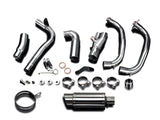 DELKEVIC Kawasaki KLE 300 Versys-X Full Exhaust System with Mini 8" Silencer