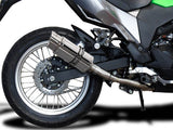 DELKEVIC Kawasaki KLE 300 Versys-X Full Exhaust System with Mini 8" Silencer