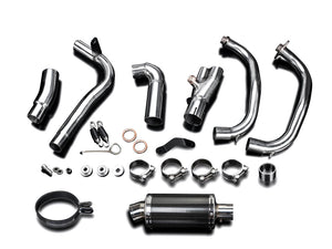 DELKEVIC Kawasaki KLE 300 Versys-X Full Exhaust System with DS70 9" Carbon Silencer – Accessories in the 2WheelsHero Motorcycle Aftermarket Accessories and Parts Online Shop