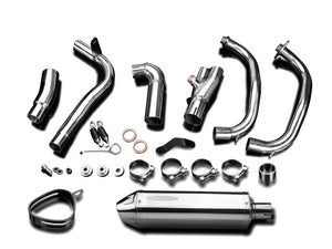 DELKEVIC Kawasaki KLE 300 Versys-X Full Exhaust System with 13" Tri-Oval Silencer – Accessories in the 2WheelsHero Motorcycle Aftermarket Accessories and Parts Online Shop