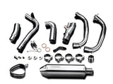 DELKEVIC Kawasaki KLE 300 Versys-X Full Exhaust System with 13" Tri-Oval Silencer