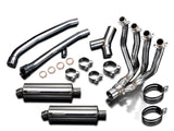 DELKEVIC Kawasaki Ninja ZX-14R Full Exhaust System with Stubby 14" Silencers