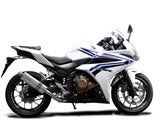 DELKEVIC Honda CB500 / CBR500R Full Exhaust System with Stubby 14" Silencer
