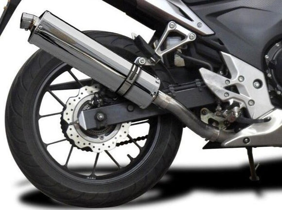 DELKEVIC Honda CB500 / CBR500R Full Exhaust System with Stubby 18