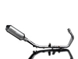 DELKEVIC Honda CB500 / CBR500R Full Exhaust System with 10" Titanium X-Oval Silencer