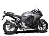 DELKEVIC Honda CB500 / CBR500R Full Exhaust System with 13" Tri-Oval Silencer