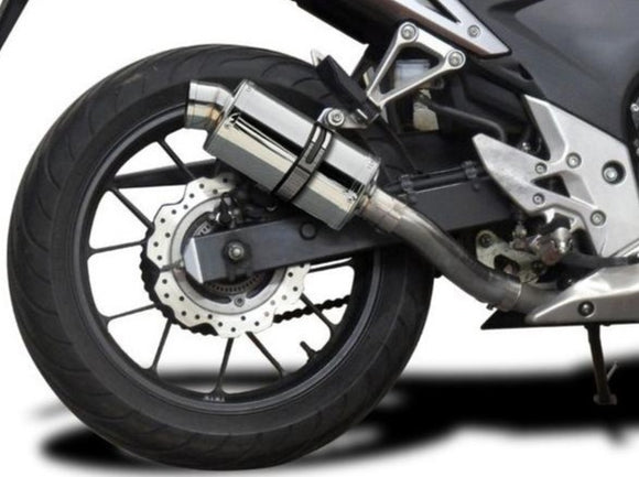 DELKEVIC Honda CB500 / CBR500R Full Exhaust System with SS70 9