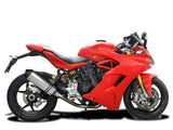 DELKEVIC Ducati Supersport 939 (17/20) De-Cat Slip-on Exhaust 13.5" X-Oval Titanium