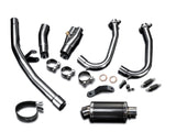 DELKEVIC Kawasaki Ninja 400 / Z400 Full Exhaust System with DS70 9" Carbon Silencer