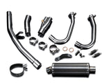 DELKEVIC Kawasaki Ninja 400 / Z400 Full Exhaust System with Stubby 14" Carbon Silencer