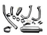 DELKEVIC Kawasaki Ninja 400 / Z400 Full Exhaust System with 13" Tri-Oval Silencer