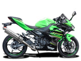 DELKEVIC Kawasaki Ninja 400 / Z400 Full Exhaust System with Stubby 17" Tri-Oval Silencer