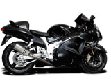 DELKEVIC Suzuki GSXR1300 Hayabusa (99/07) Full 4-2 Exhaust System with 10" X-Oval Titanium Silencers