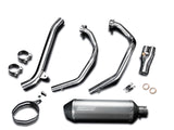 DELKEVIC Honda CRF1000L Africa Twin (16/19) Full 2-1 Exhaust System with 13.5" Titanium X-Oval Silencer