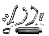 DELKEVIC Honda CRF1000L Africa Twin (16/19) Full 2-1 Exhaust System with Stubby 17" Tri-Oval Silencer – Accessories in the 2WheelsHero Motorcycle Aftermarket Accessories and Parts Online Shop