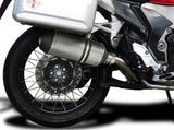 DELKEVIC Honda VFR1200X Crosstourer Full Exhaust System with 10" Titanium X-Oval Silencer