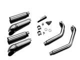 DELKEVIC Kawasaki VN900 Vulcan Full Exhaust System "Curved Out 16"