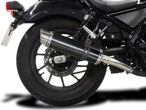 DELKEVIC Honda CMX300/500 Rebel Slip-on Exhaust DL10 14" Carbon – Accessories in the 2WheelsHero Motorcycle Aftermarket Accessories and Parts Online Shop