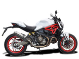 DELKEVIC Ducati Monster 821 / 1200 Slip-on Exhaust 13" Tri-Oval