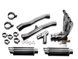 DELKEVIC Kawasaki Ninja ZX-14 (08/11) Full Exhaust System with DL10 14" Carbon Silencers