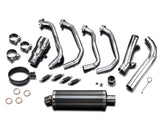 DELKEVIC Kawasaki Versys 1000 Full Exhaust System with Stubby 14" Carbon Silencer