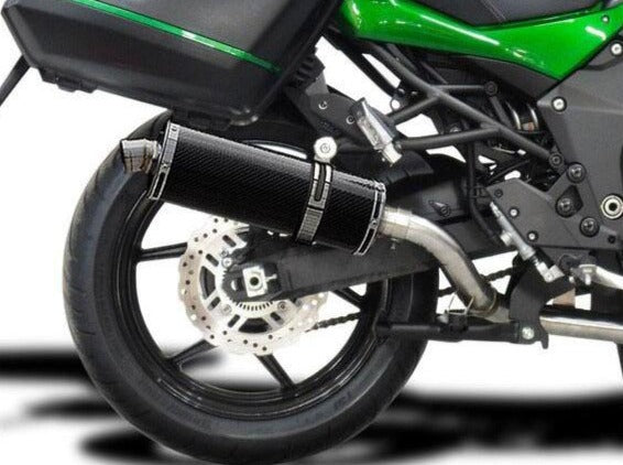 DELKEVIC Kawasaki Versys 1000 Full Exhaust System with Stubby 14
