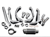 DELKEVIC Suzuki GSXR1300 Hayabusa (08/20) Full 4-1 Exhaust System with Mini 8" Carbon Silencer