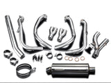 DELKEVIC Suzuki GSXR1300 Hayabusa (08/20) Full 4-1 Exhaust System with Stubby 14" Silencer