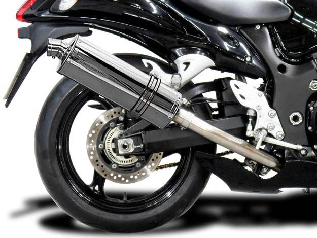 DELKEVIC Suzuki GSXR1300 Hayabusa (08/20) Full 4-1 Exhaust System with  Stubby 14' Silencer