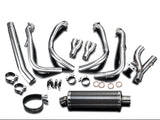 DELKEVIC Suzuki GSXR1300 Hayabusa (08/20) Full 4-1 Exhaust System with Stubby 14" Carbon Silencer