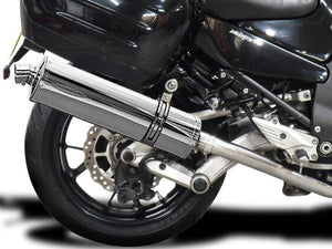 DELKEVIC Kawasaki GTR1400 Concours 14 Full Dual Exhaust System Stubby 18