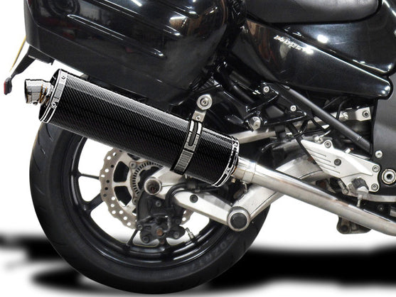DELKEVIC Kawasaki GTR1400 Concours 14 Full Dual Exhaust System Stubby 18
